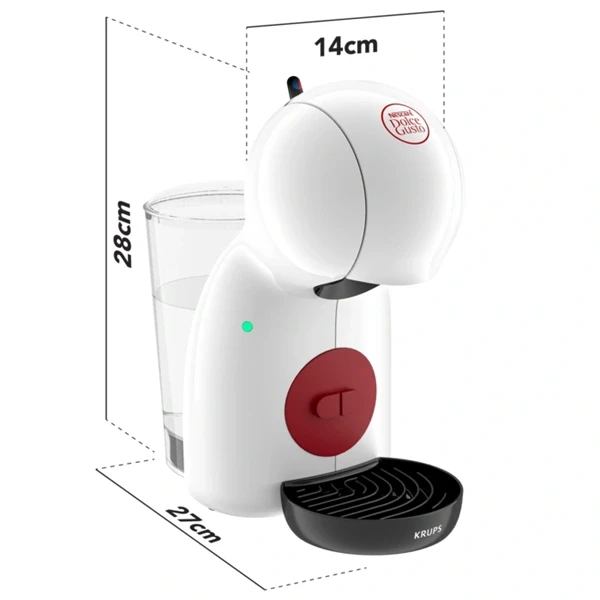 Krups KP1A3110 Piccolo XS Nescafé Dolce Gusto fehér kapszulás kávéfőző Krups KP1A3110 Piccolo XS Nescafé Dolce Gusto fehér kapszulás kávéfőző