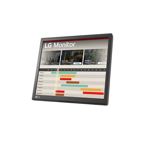 LG 17" 17BR30T-B SXGA TN VGA/USB fekete érintőképernyős monitor