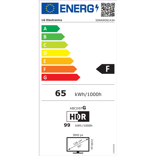LG 50" 50NANO81A3A 4K UHD AI Smart NanoCell TV