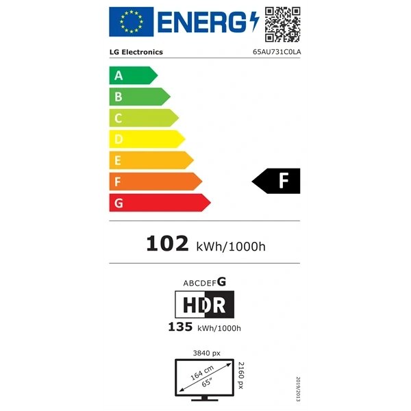 LG 65" 65AU731C0LA 4K UHD Smart TV