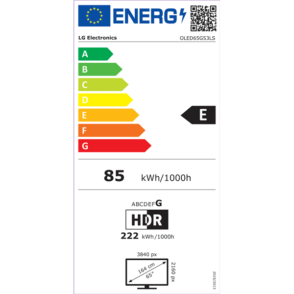 LG 65" OLED65G53LS 4K UHD AI Smart Gamer OLED evo TV
