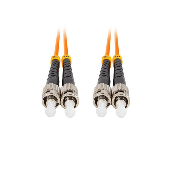 Lanberg FO-STST-MD21-0050-OG Multimódusú OM2 szimplex optikai patch kábel 2xST/UPC csatlakozóval 5m