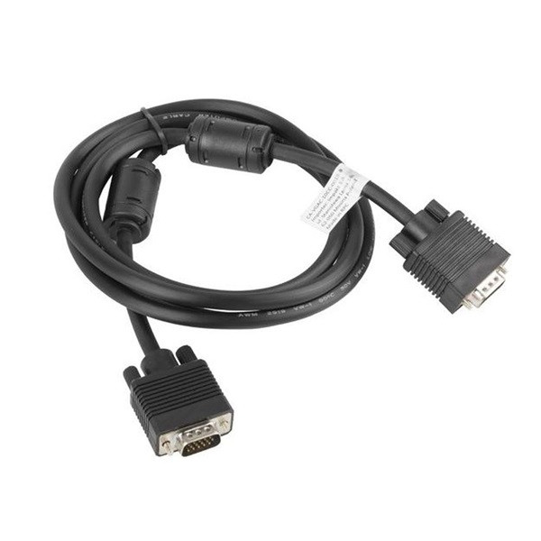 Lanberg VGA D-SUB 1,8m fekete monitor kábel Lanberg VGA D-SUB 1,8m fekete monitor kábel