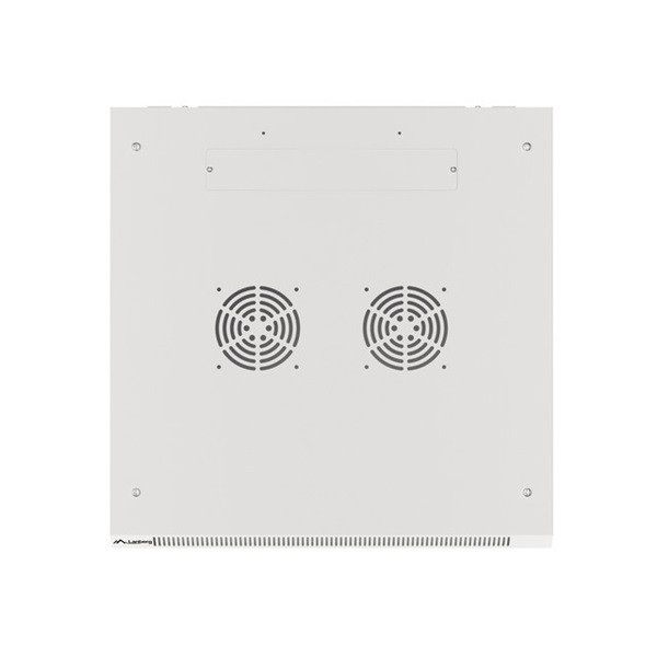 Lanberg WF01-6618-10S 19" 18U SZÉL:600 MÉLY:600 MAG:907 lapraszerelt üvegajtós szürke fali rack szekrény