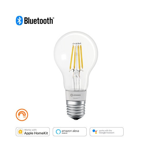 Ledvance Smart+ BT FIL okos fényforrás, állíthatő fényerővel, 6W 2700K E27 okos, vezérelhető intelligens fényforrás