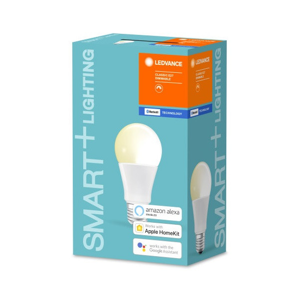 Ledvance Smart+ BT fényforrás, áll. fényerővel, 9W 2700K E27 okos, vezérelhető intelligens fényforrás