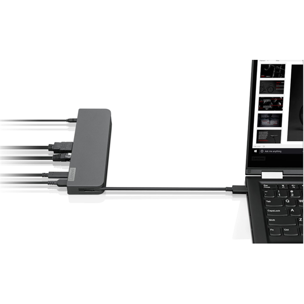 Lenovo ThinkPad 40AU0065EU 65W USB-C Mini Dock fekete dokkoló Lenovo ThinkPad 40AU0065EU 65W USB-C Mini Dock fekete dokkoló