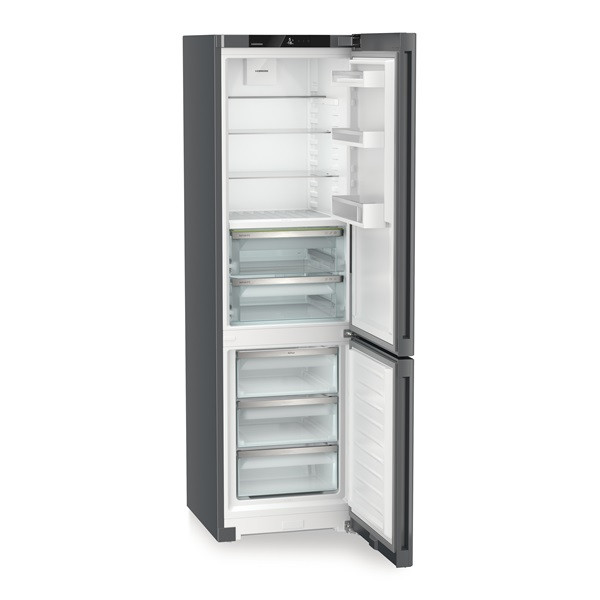 Liebherr CBNdgc 5723 szürke, alulfagyasztós, szabadonálló, Hűtő:258L, Fagyasztó:103L, hűtőszekrény