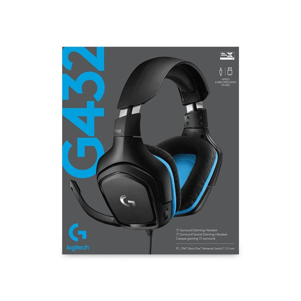 Logitech G432 7.1 USB gamer headset Logitech G432 7.1 USB gamer headset