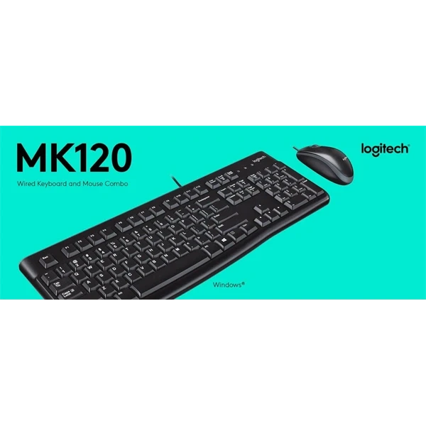 Logitech MK120 HUN fekete USB billentyűzet + egér Logitech MK120 HUN fekete USB billentyűzet + egér