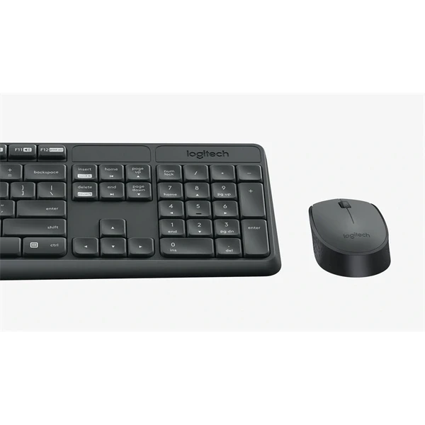 Logitech MK235 HUN fekete vezeték nélküli billentyűzet + egér