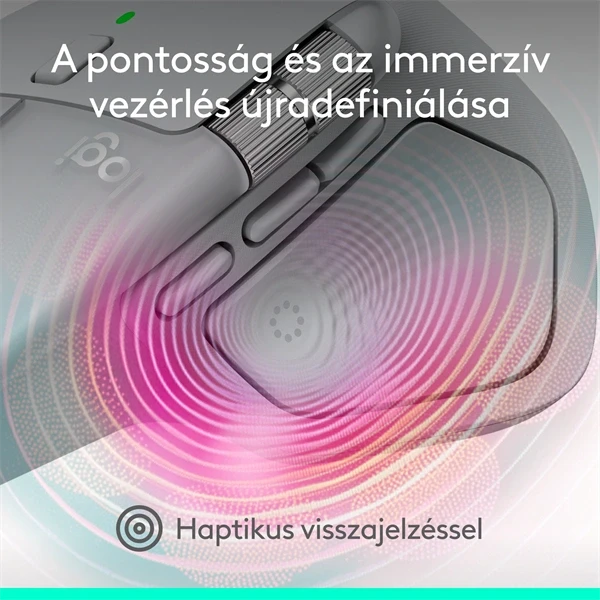 Logitech MX Master 4 vezeték nélküli halványszürke egér
