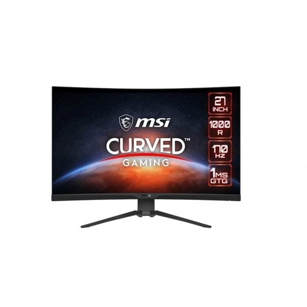 MSI 27" MAG 275CQRF-QD WQHD VA 170Hz HDMI/DP/USB-C ívelt gamer monitor