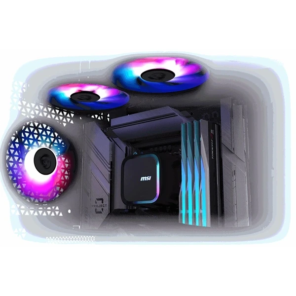 MSI Coreliquied A13 240mm fekete vízhűtéses processzor hűtő