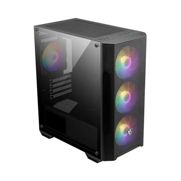 MSI FORGE M100A fekete (táp nélküli) ablakos ATX ház