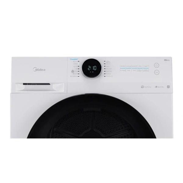 Midea MD200H100BW/W-HR fehér, 10 kg, hőszivattyús szárítógép