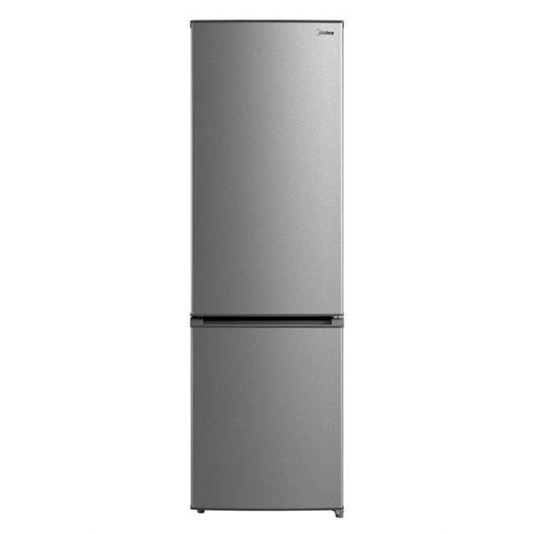 Midea MDRB380FGE02A inox, alulfagyasztós, Hűtő: 199L, Fagyasztó:71L, No frost hűtőszekrény