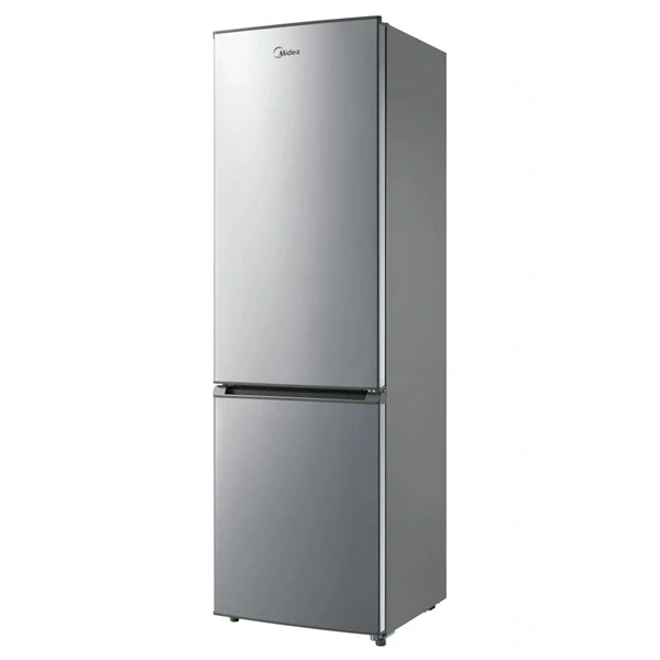 Midea MDRB380FGE02A inox, alulfagyasztós, Hűtő: 199L, Fagyasztó:71L, No frost hűtőszekrény