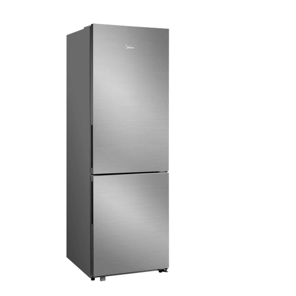 Midea MDRB548MME46 inox, alulfagyasztós, Hűtő: 271L, Fagyasztó:130L, No frost hűtőszekrény
