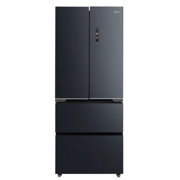 Midea MDRF600BIE70 inox, négyajtós, Hűtő:276L, Fagyasztó:159L, No frost hűtőszekrény