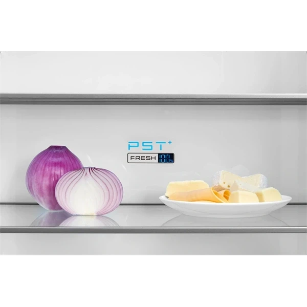 Midea MDRF600BIE70 inox, négyajtós, Hűtő:276L, Fagyasztó:159L, No frost hűtőszekrény