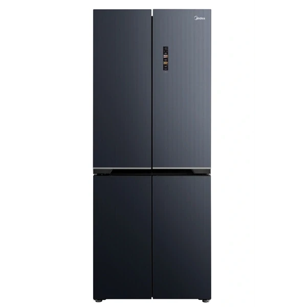 Midea MDRM587BIE70 inox, négyajtós, Hűtő:276L, Fagyasztó:150L, No frost hűtőszekrény