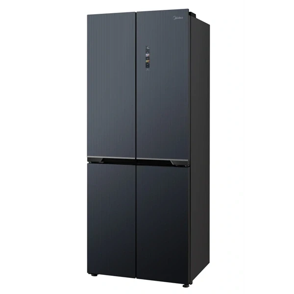 Midea MDRM587BIE70 inox, négyajtós, Hűtő:276L, Fagyasztó:150L, No frost hűtőszekrény