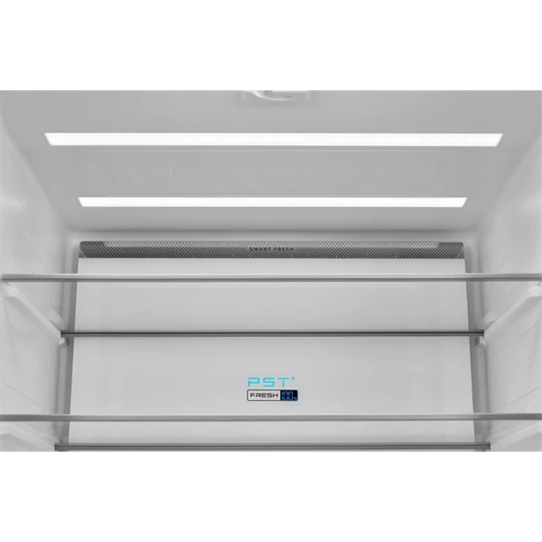 Midea MDRM587BIE70 inox, négyajtós, Hűtő:276L, Fagyasztó:150L, No frost hűtőszekrény