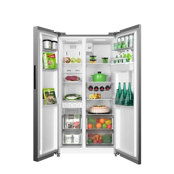 Midea MDRS710FGD46 inox, Side-by-side, Hűtő:349L, Fagyasztó:206L, No frost hűtőszekrény Midea MDRS710FGD46 inox, Side-by-side, Hűtő:349L, Fagyasztó:206L, No frost hűtőszekrény