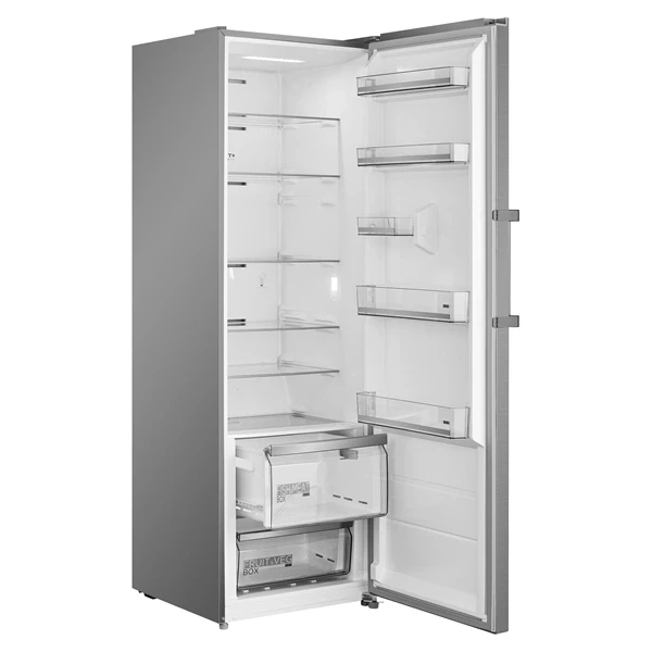 Midea MDRU502MTE46 inox, egyajtós, Hűtő:362L, No frost hűtőszekrény