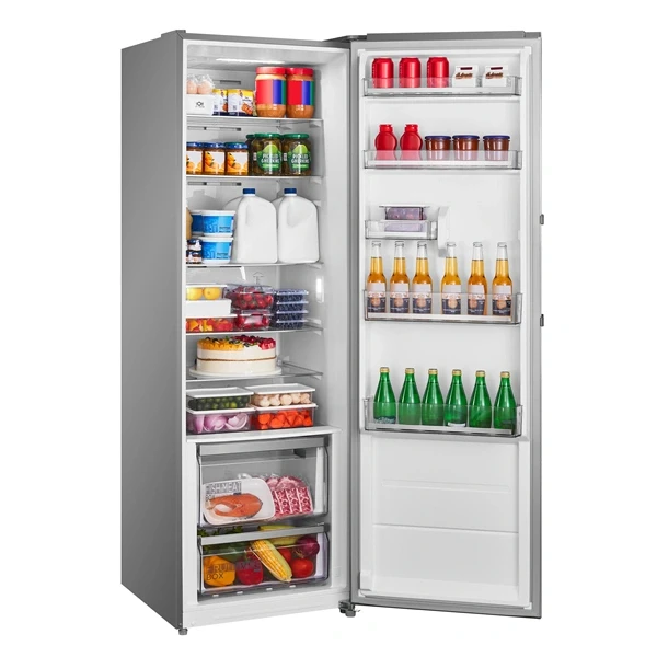 Midea MDRU502MTE46 inox, egyajtós, Hűtő:362L, No frost hűtőszekrény