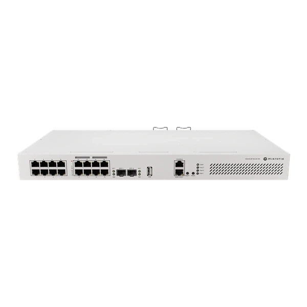 MikroTik CRS418-8P-8G-2S+RM 8xGbE LAN 8xGbE PoE LAN 2xSFP+ port Rackmount Cloud Router Switch