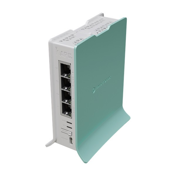 MikroTik hAP ax lite L41G-2AXD 4xGbE LAN 2,4GHz 802.11ax Wi-Fi 6 Vezeték nélküli router MikroTik hAP ax lite L41G-2AXD 4xGbE LAN 2,4GHz 802.11ax Wi-Fi 6 Vezeték nélküli router