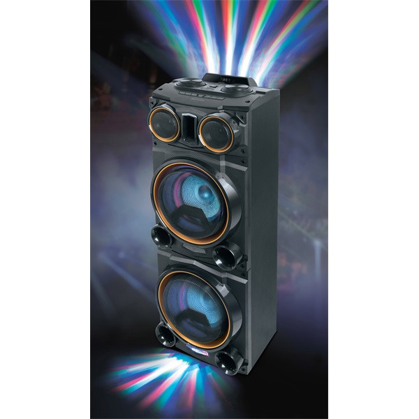 Muse M-1988 DJ partybox FM rádióval