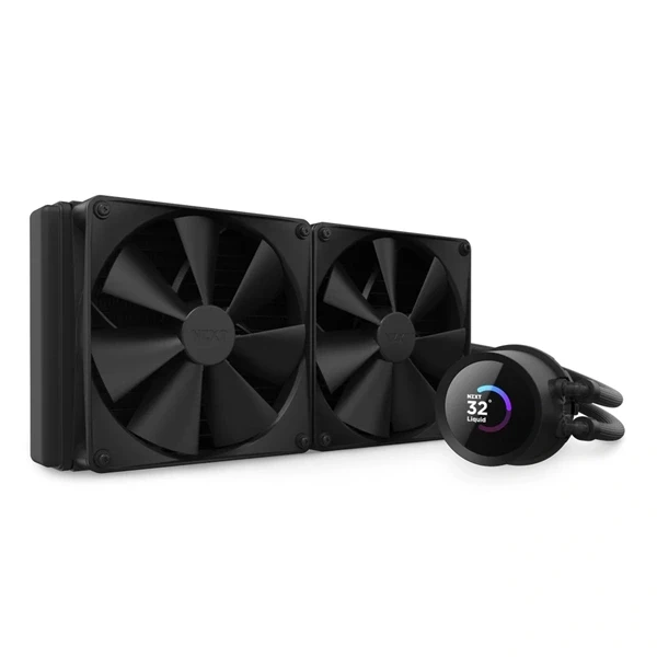 NZXT Kraken 280 280mm 2x140mm AIO fekete vízhűtéses processzor hűtő