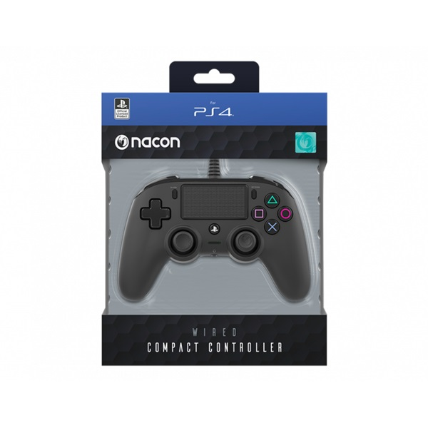 Nacon 2804959 Compact PS4 fekete vezetékes kontroller Nacon 2804959 Compact PS4 fekete vezetékes kontroller