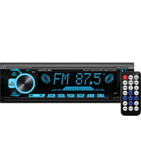 Navitel RD5 1DIN Bluetooth/USB/MicroSD/AUX autóhifi fejegység