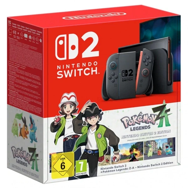 Nintendo Switch 2 játékkonzol + Pokémon Legends: Z-A játékszoftver Nintendo Switch 2 játékkonzol + Pokémon Legends: Z-A játékszoftver
