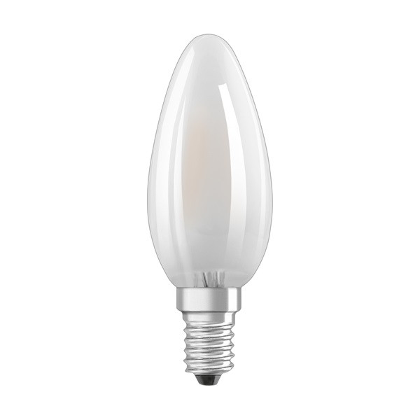 Osram Base matt üveg búra/4W/470lm/2700K/E14 LED gyertya izzó 3 db Osram Base matt üveg búra/4W/470lm/2700K/E14 LED gyertya izzó 3 db