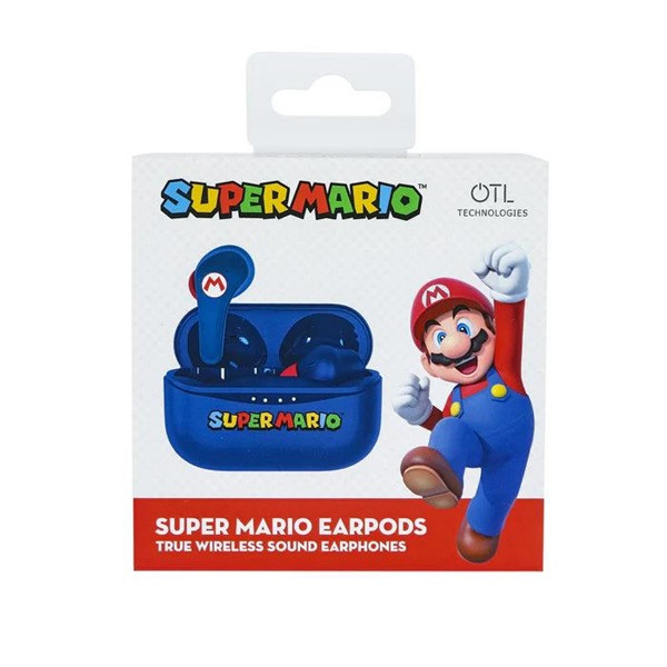 OTL SM0858 Super Mario Blue True Wireless Bluetooth fülhallgató OTL SM0858 Super Mario Blue True Wireless Bluetooth fülhallgató