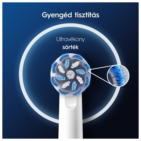 Oral-B EB60 4 db-os Sensi elektromos fogkefe pótfej szett