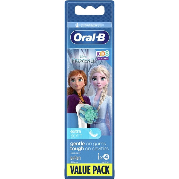 Oral-B Kids Jégvarázs 2 4 db-os fogkefefej szett Oral-B Kids Jégvarázs 2 4 db-os fogkefefej szett