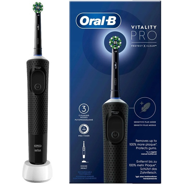 Oral-B D103 Vitality fekete elektromos fogkefe
