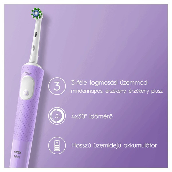 Oral-B D103 Vitality lila elektromos fogkefe