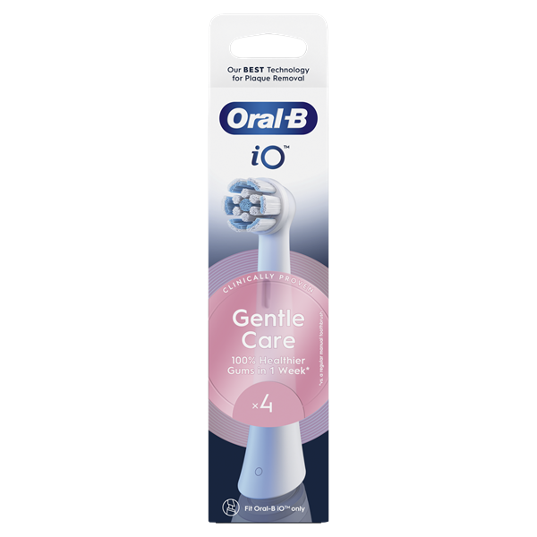 Oral-B iO Gentle Care White 4 db-os RB fogkefefej szett - új