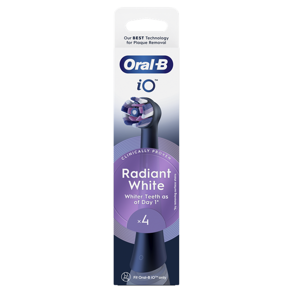 Oral-B iO Radiant White 4 db-os RB fogkefefej szett - új