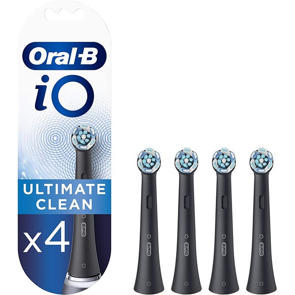 Oral-B iO Ultimate Clean 4 db-os fekete fogkefefej szett Oral-B iO Ultimate Clean 4 db-os fekete fogkefefej szett