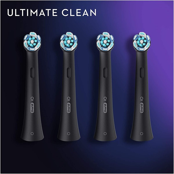 Oral-B iO Ultimate Clean 4 db-os fekete fogkefefej szett Oral-B iO Ultimate Clean 4 db-os fekete fogkefefej szett
