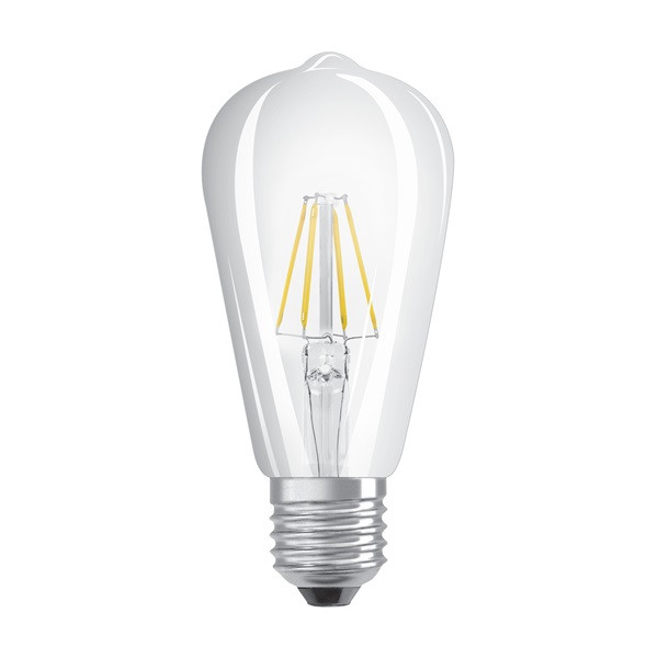 Osram Star átlátszó üveg búra/7W/806lm/2700K/E27 LED Edison körte izzó Osram Star átlátszó üveg búra/7W/806lm/2700K/E27 LED Edison körte izzó