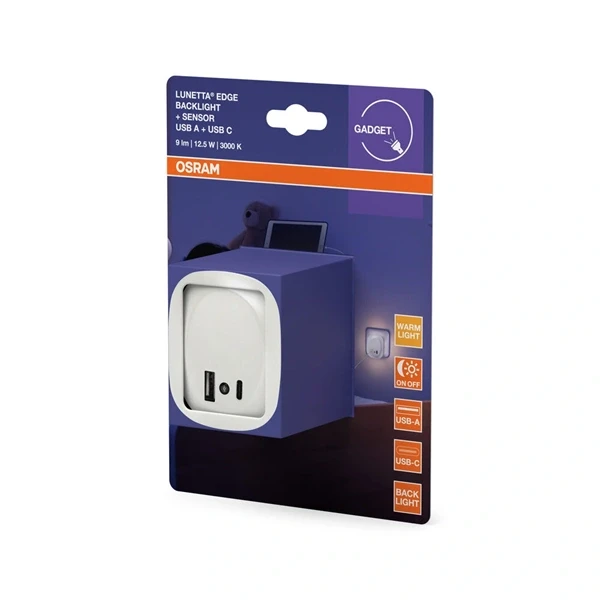 Osram usb, C tölt. LED éjszakai irányfény